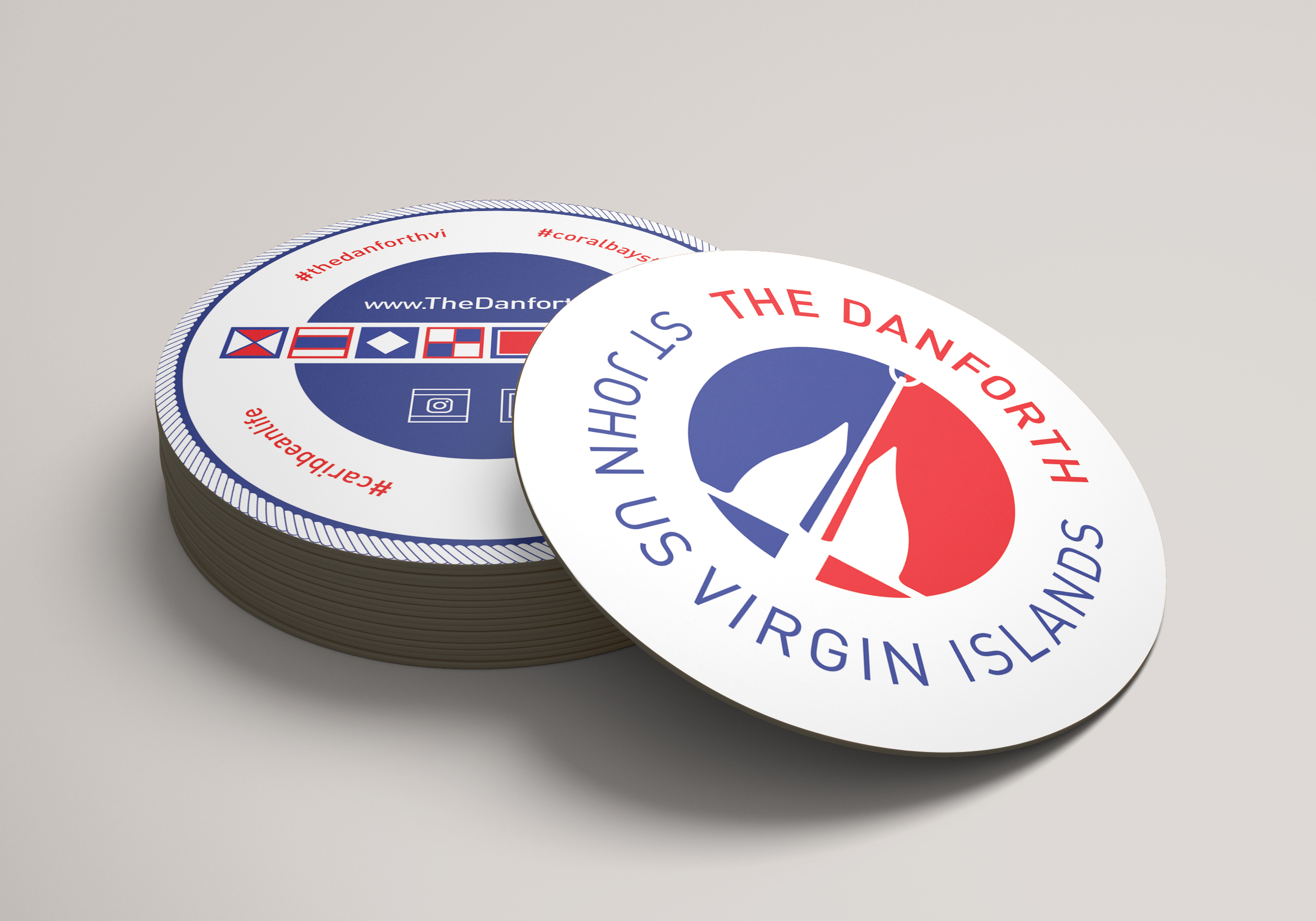 Coaster Design for Danforth Restaurant